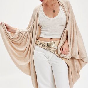 Free People Cream Women's Duster in a beautiful Opal Color